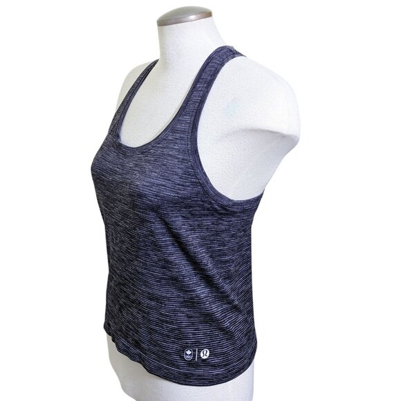 Lululemon Team Canada Swiftly Tech Racerback Tank Top Gym Gray Womens Size 8 - Picture 4 of 7